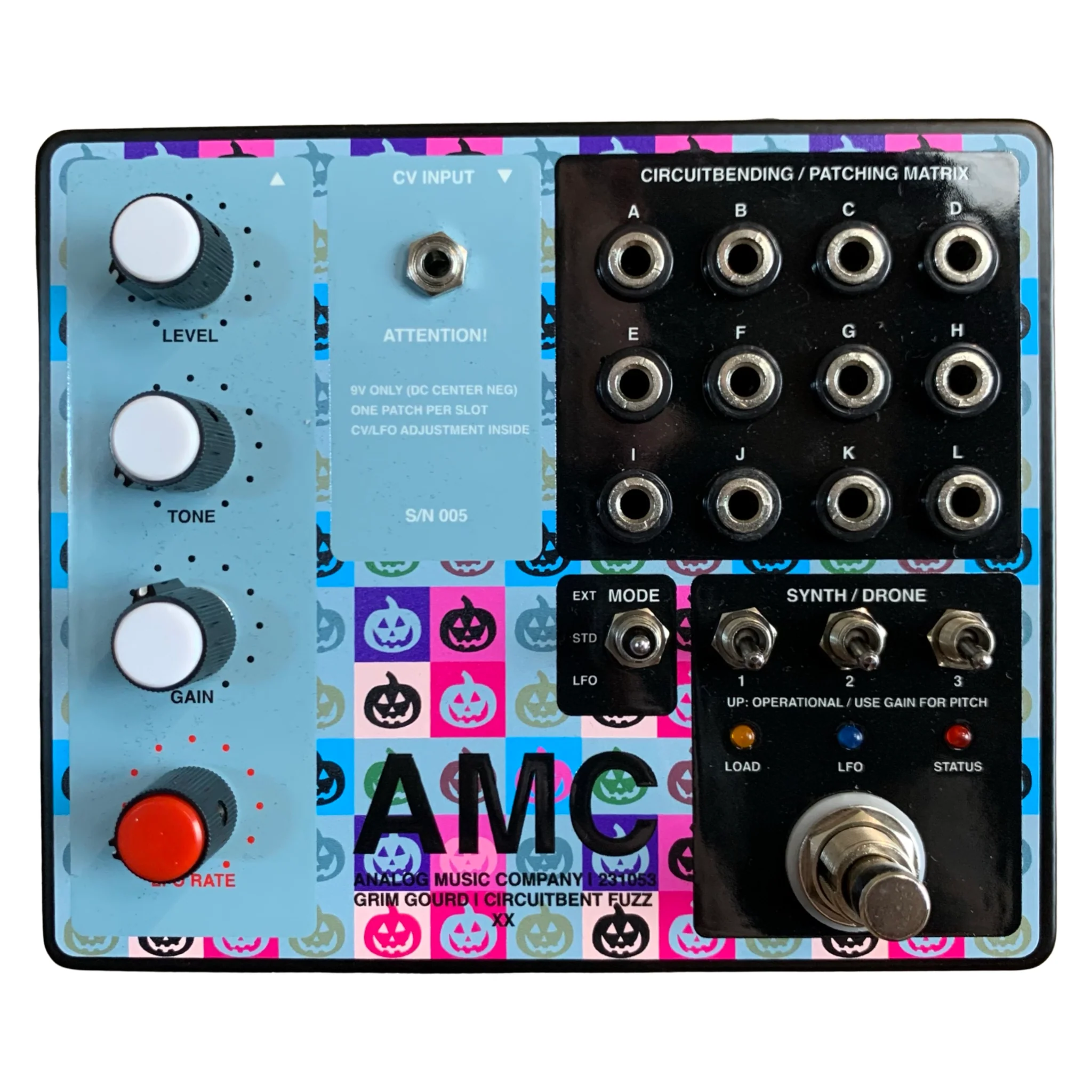 Analog Music Company Grim Gourd Circuit Bent Fuzz XX
