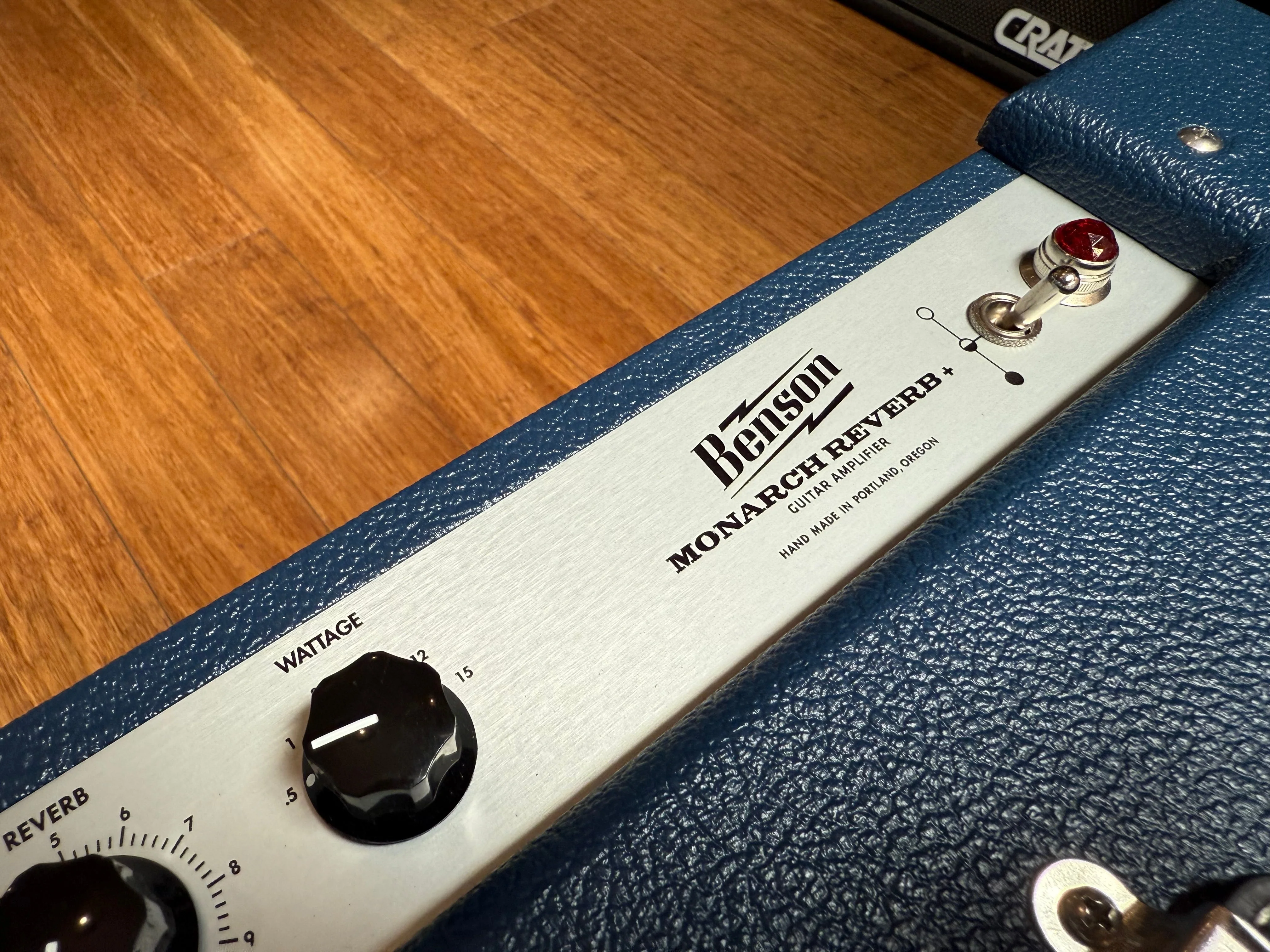 Benson Amps Monarch Reverb Plus Combo - Navy and Wheat - Image 3