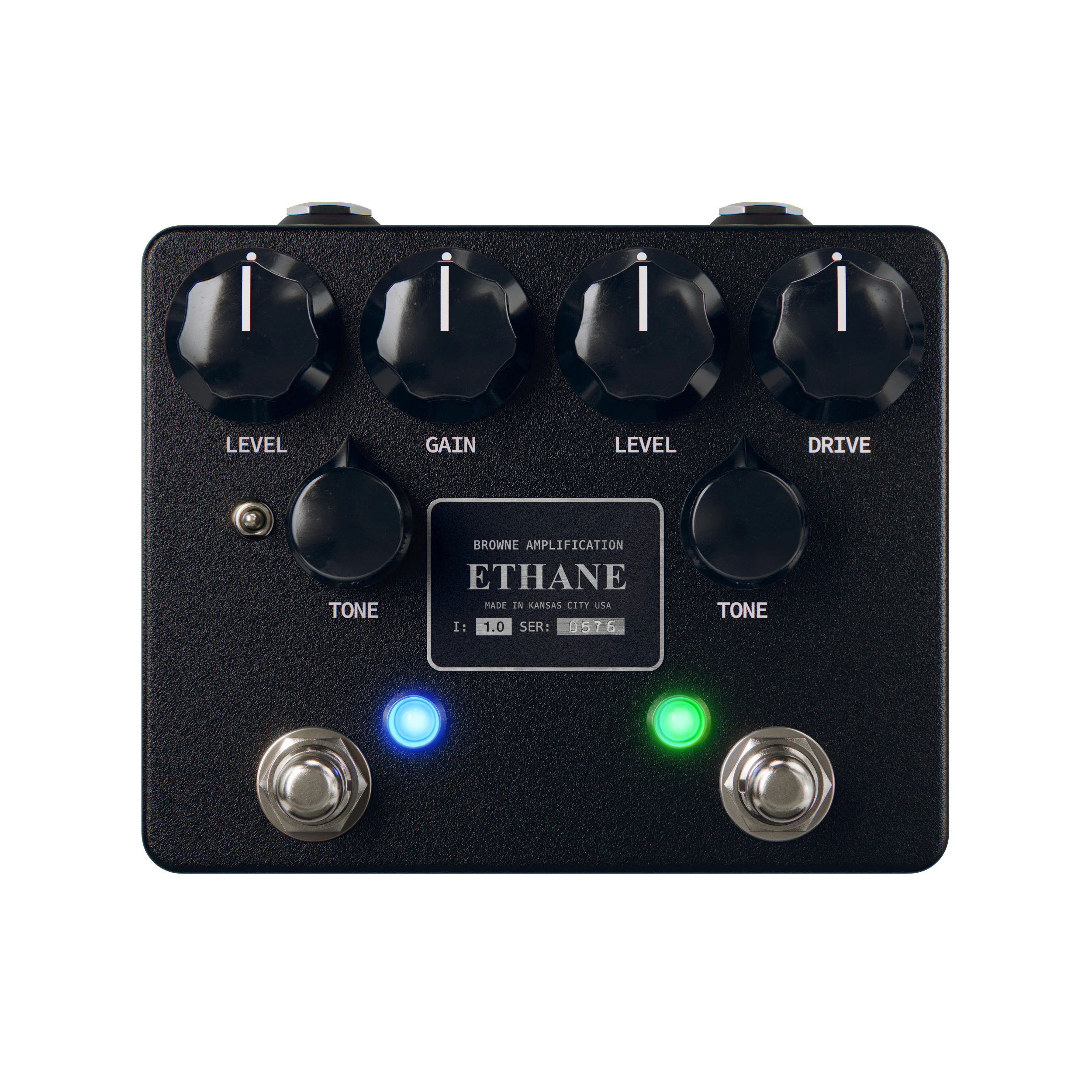 Browne Amplification Ethane Dual Overdrive - Matte Black