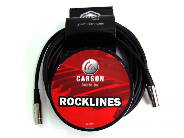 Carson MIDI Cable 20 FT
