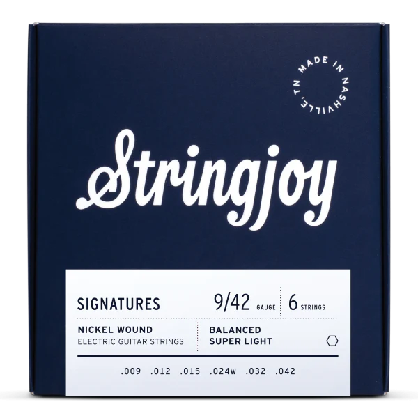 Stringjoy Signatures - Electric Balanced SUPER LIGHT Gauge 09-42