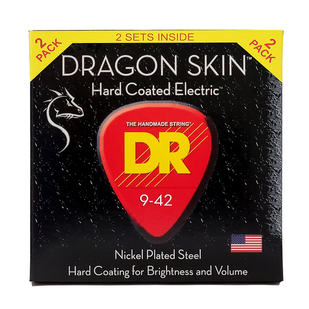 DR Strings Dragon Skin Electric Guitar Strings (Twin Pack) - Image 2