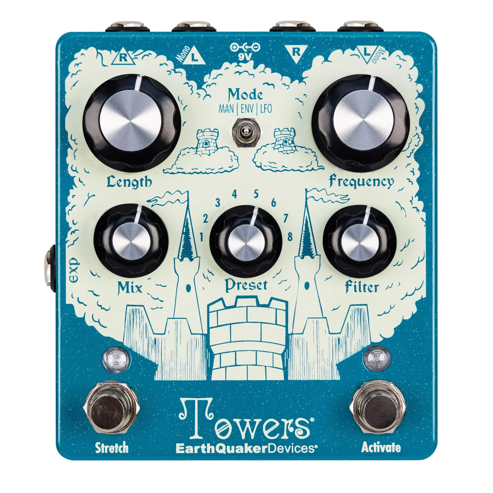 Earthquaker Devices Towers Stereo Reverberant Filter- PRE ORDER!