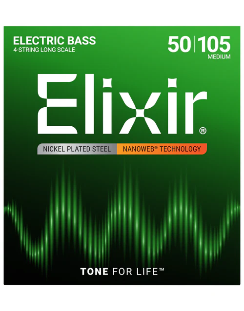 Elixir Bass Nanoweb 4 String Medium 50-105