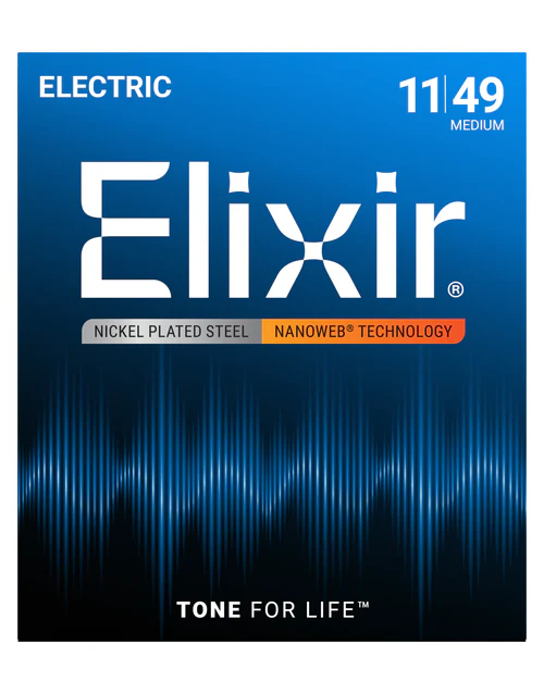Elixir Nanoweb 11-49 Electric Guitar Strings