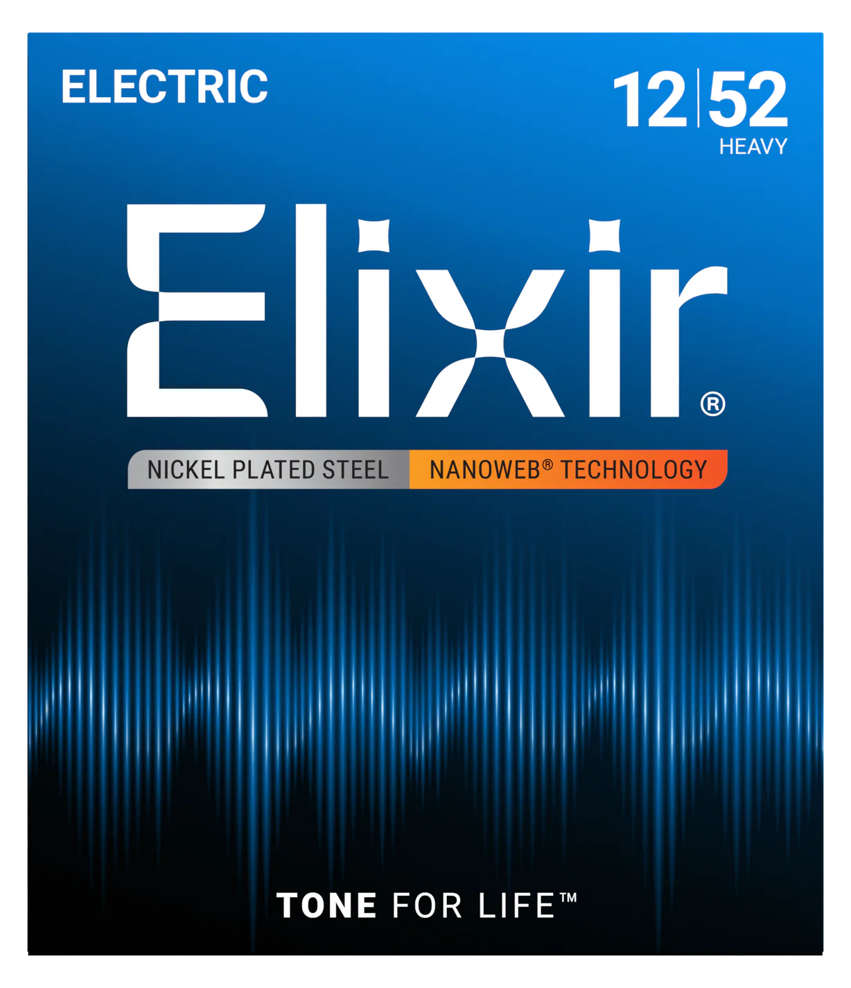 Elixir Nanoweb 12-52 Electric Guitar Strings