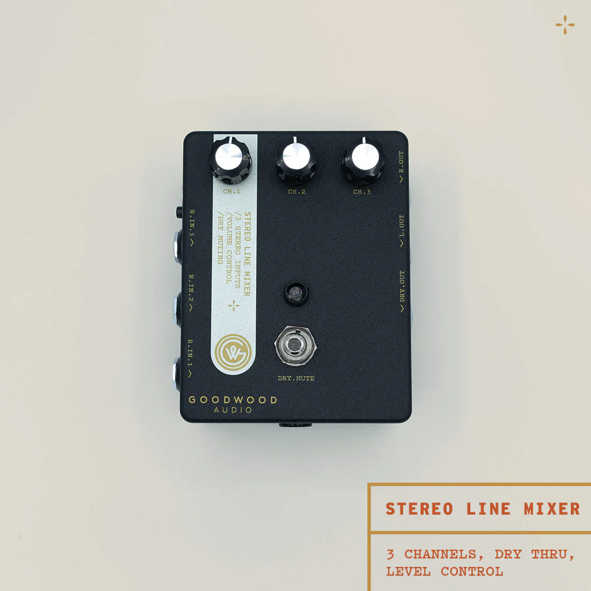 Goodwood Audio 3 Channel Stereo Line Mixer Custom Junction