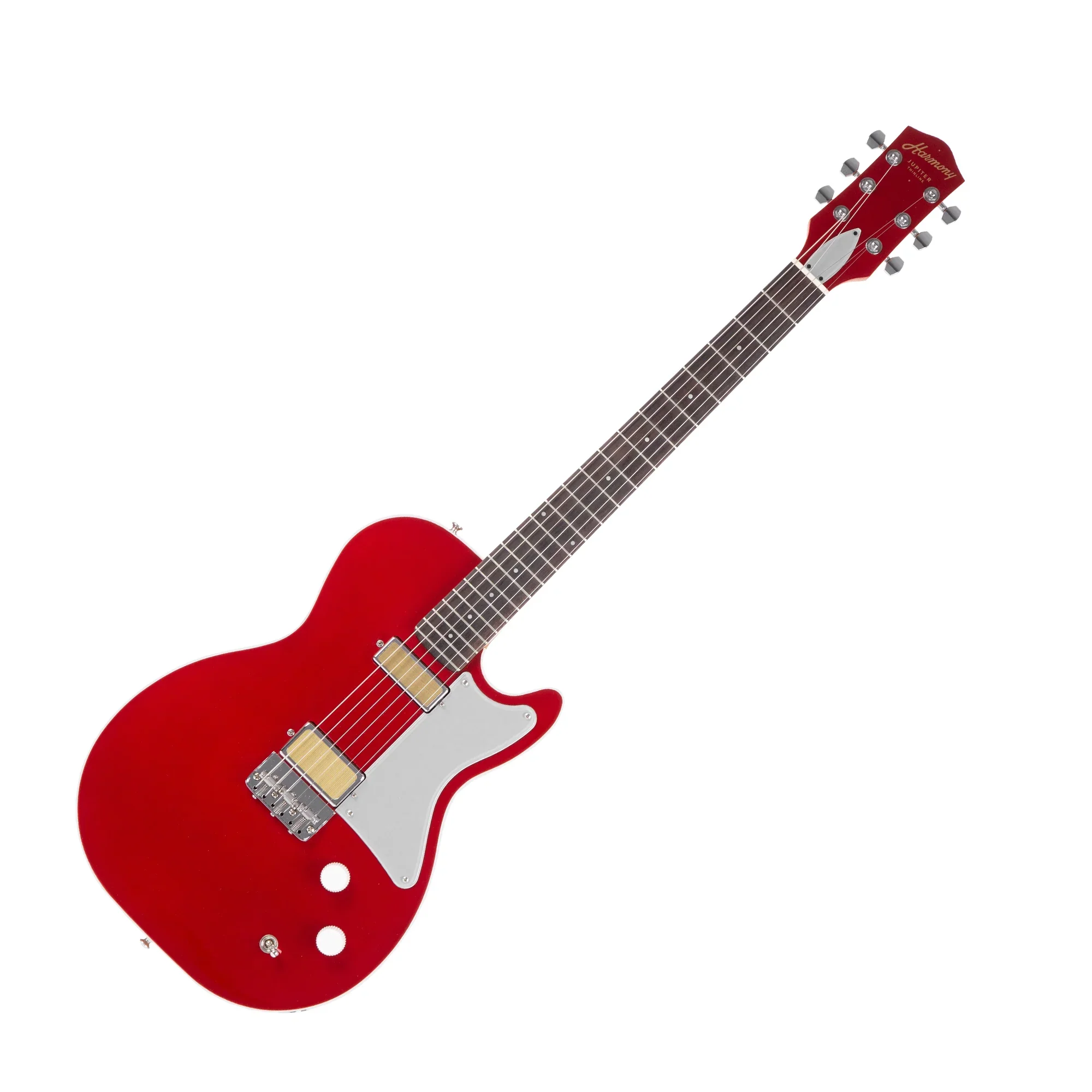 Harmony Guitars Jupiter Thinline Cherry w/Case - Image 2