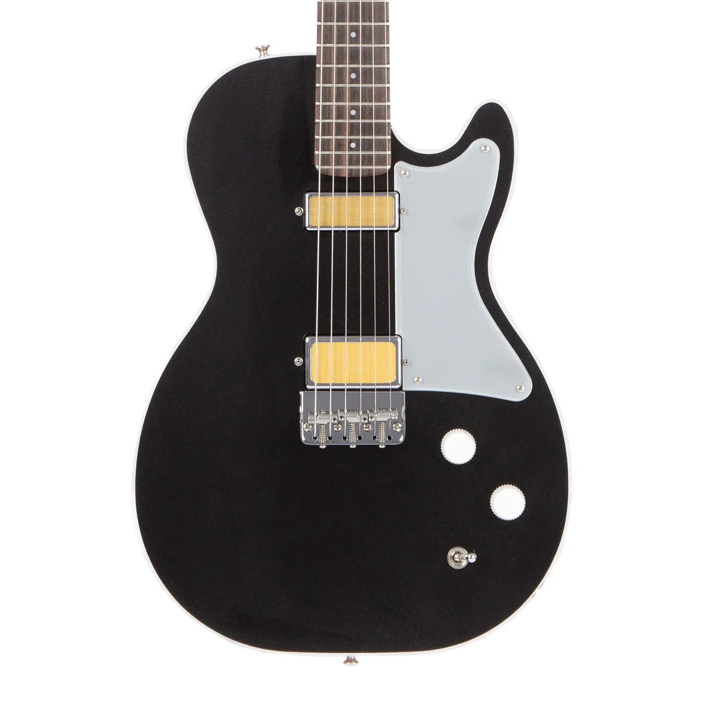 Harmony Guitars Jupiter Thinline Translucent Black w/Case