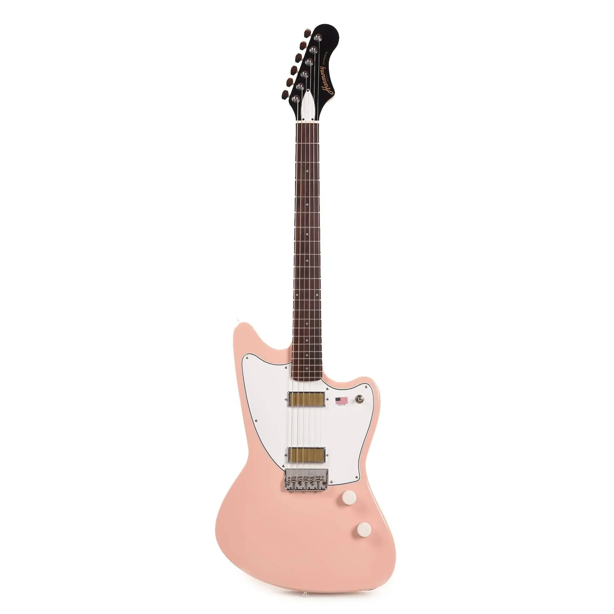 Harmony Guitars Silhouette - - Limited Edition Shell Pink (inc. MONO case)