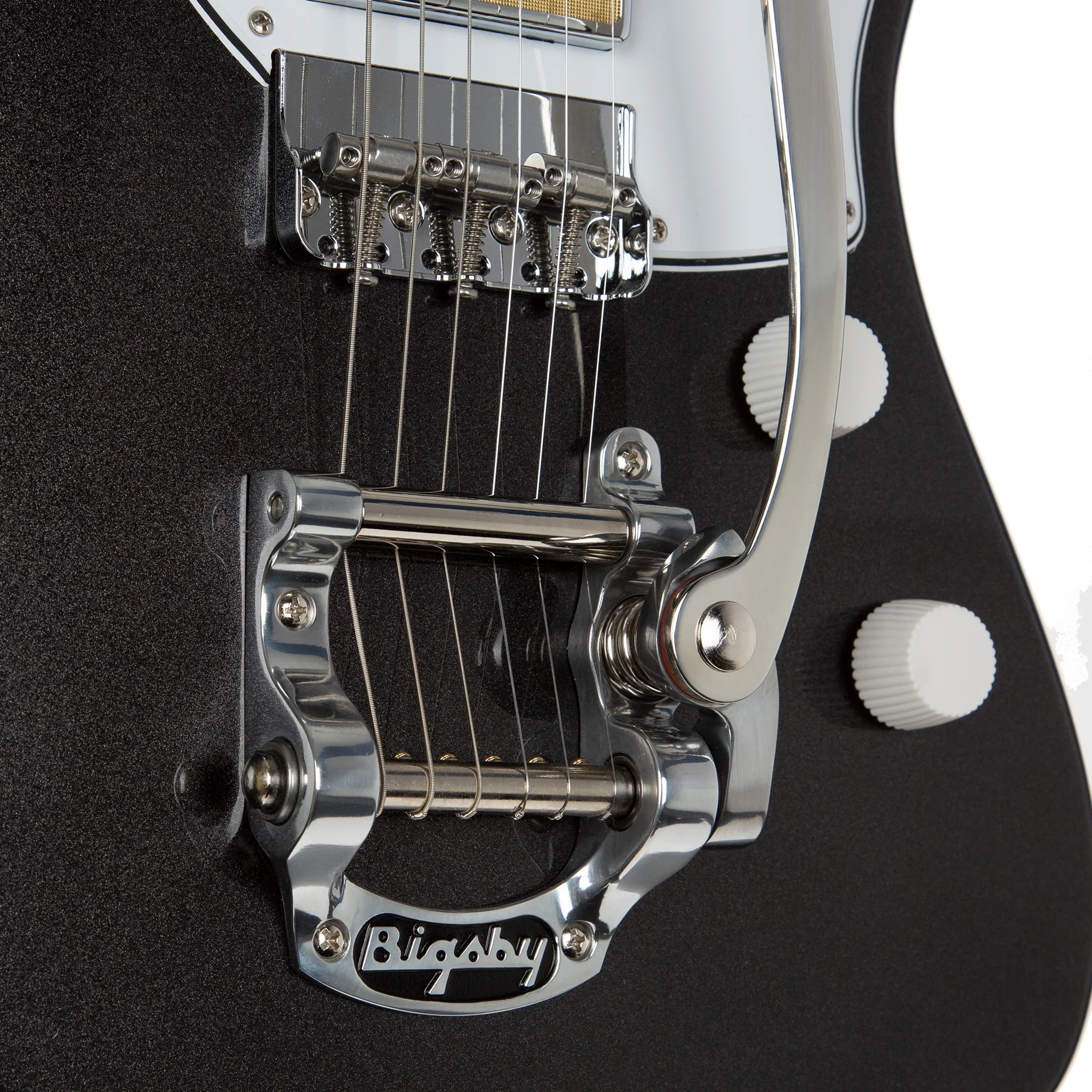 Harmony Guitars Silhouette w/ Bigsby Space Black (Inc MONO Vertigo Case) - Image 4