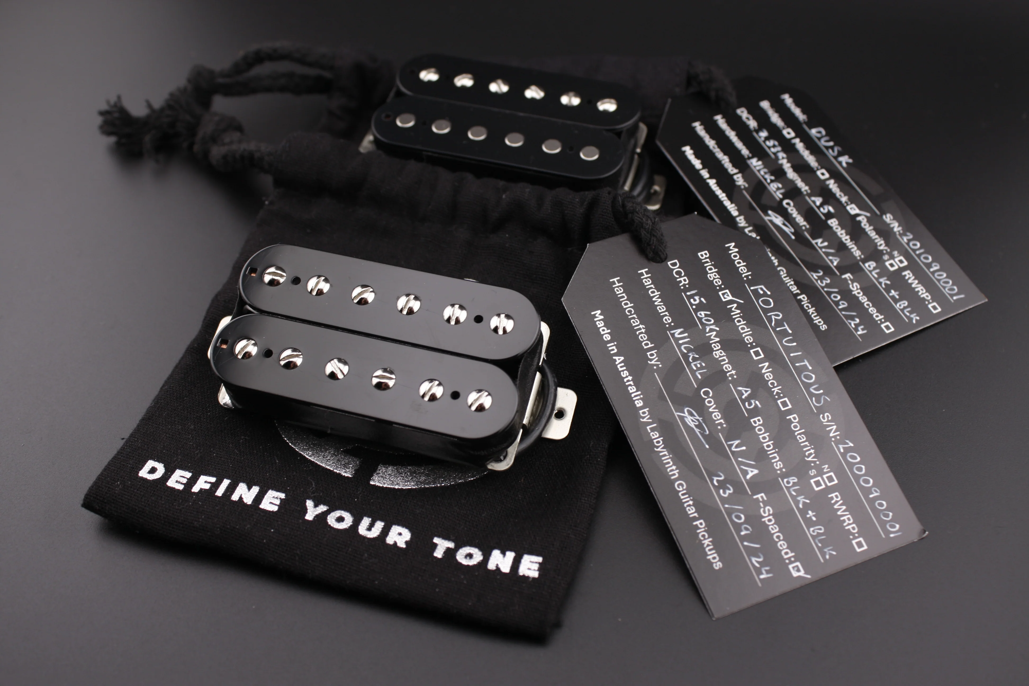 Labyrinth Guitar Pickups - Fortuitous & Dusk Humbucker Set - Image 4