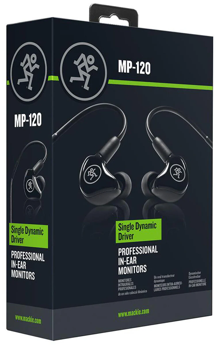 Mackie MK-MP-120 Single Dynamic Driver Professional In-Ear Monitors - Image 3