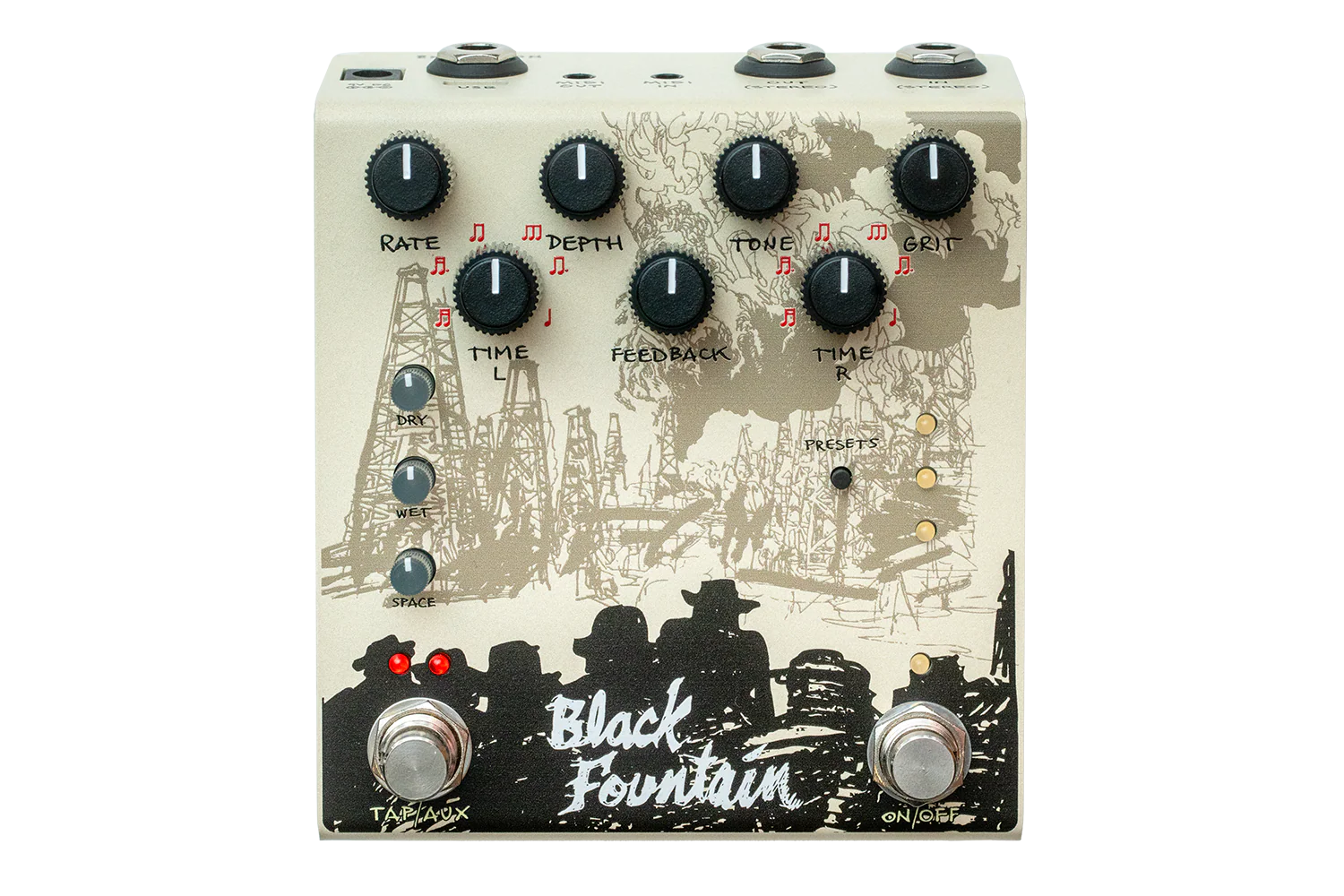 Old Blood Noise Endeavours Black Fountain Stereo Delay
