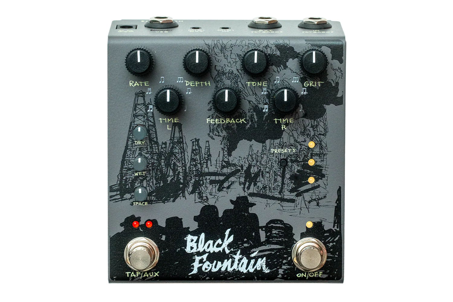 Old Blood Noise Endeavours Black Fountain Stereo Delay - Image 3