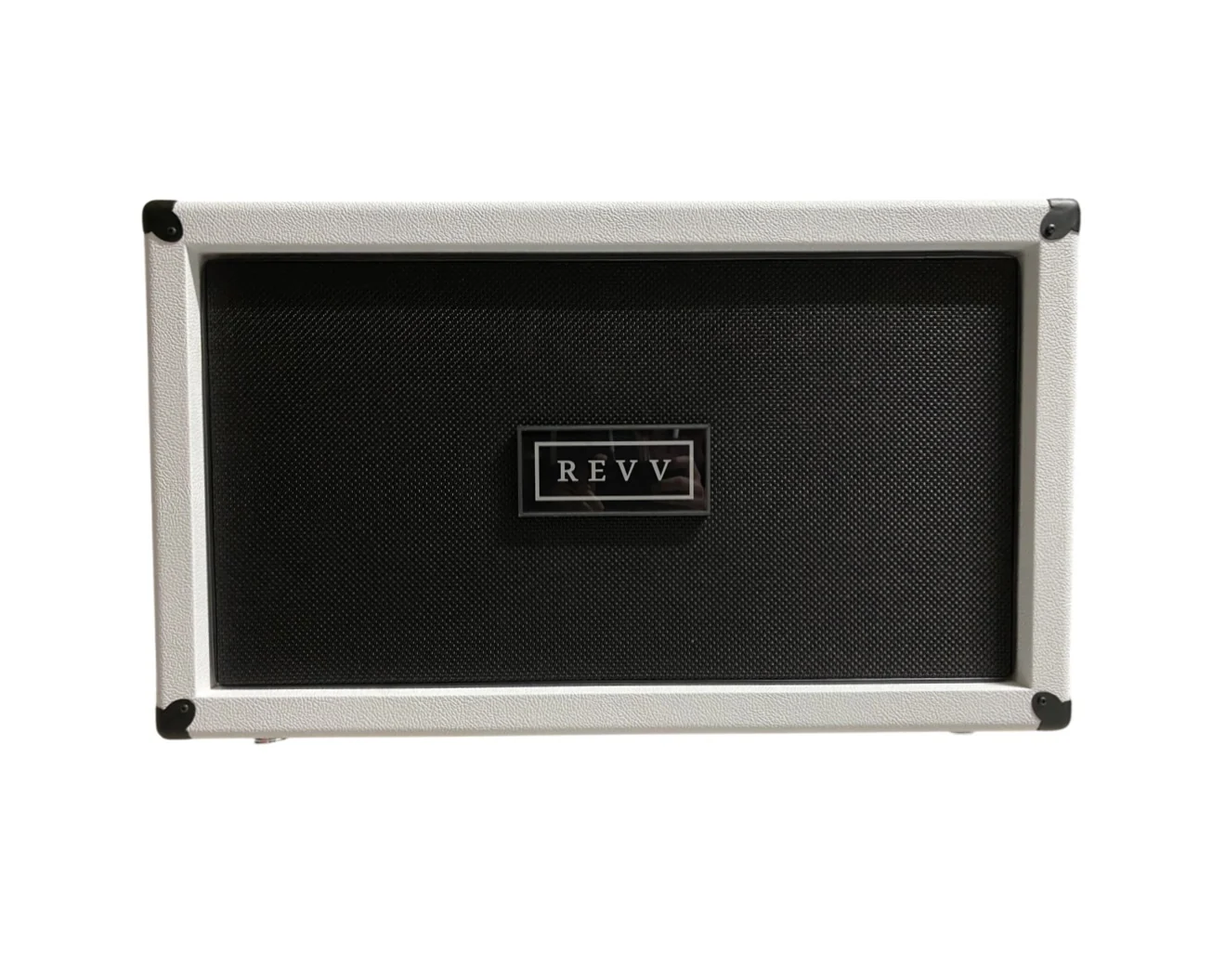 Revv Amplification 2x12 Speaker Cabinet- White Bronco Tolex