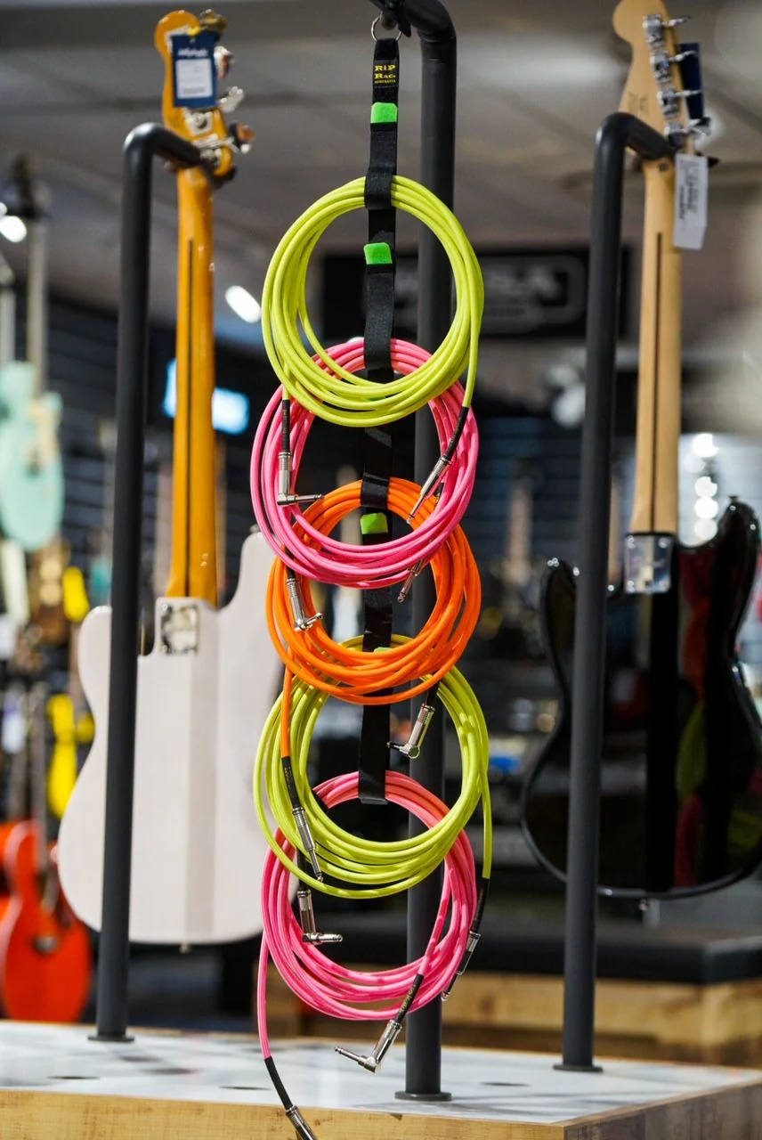 RiP-RAC Lead Rack Velcro Cable Storage System YELLOW 6 x 100mm TABS - Image 2