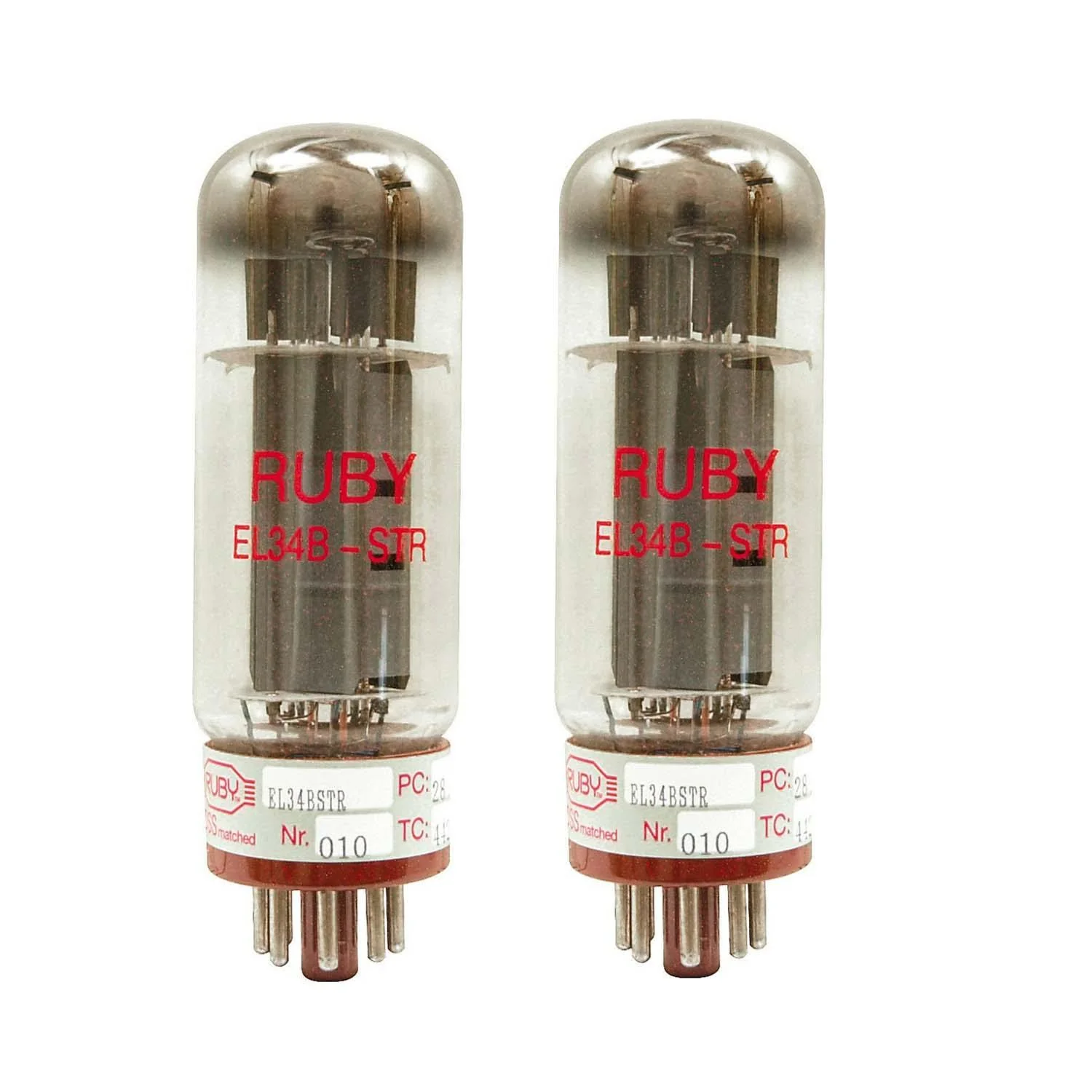 Ruby Tubes EL34B-STR
