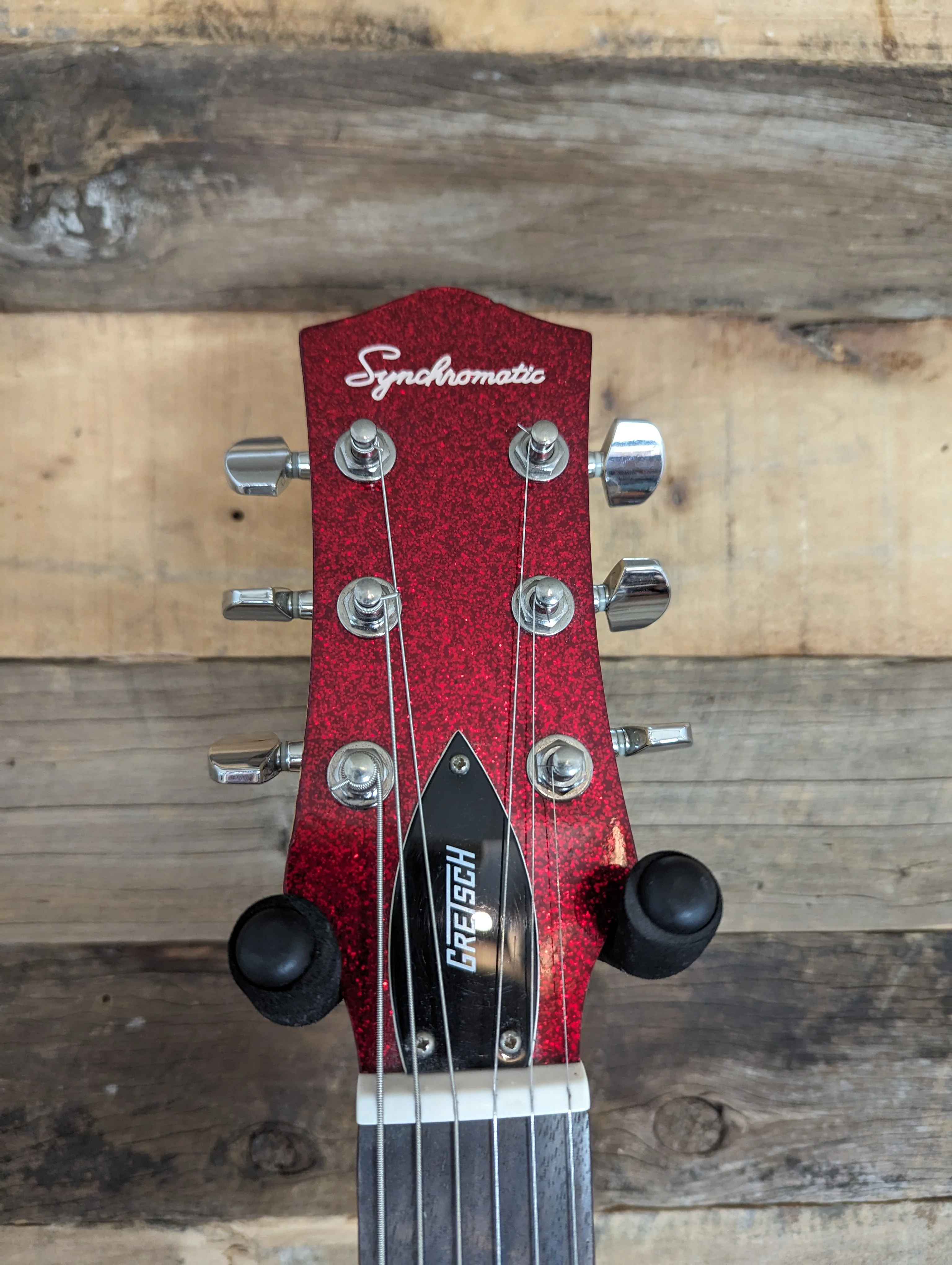 Second Hand Gretsch Synchromatic Red Sparkle Jet - Image 3