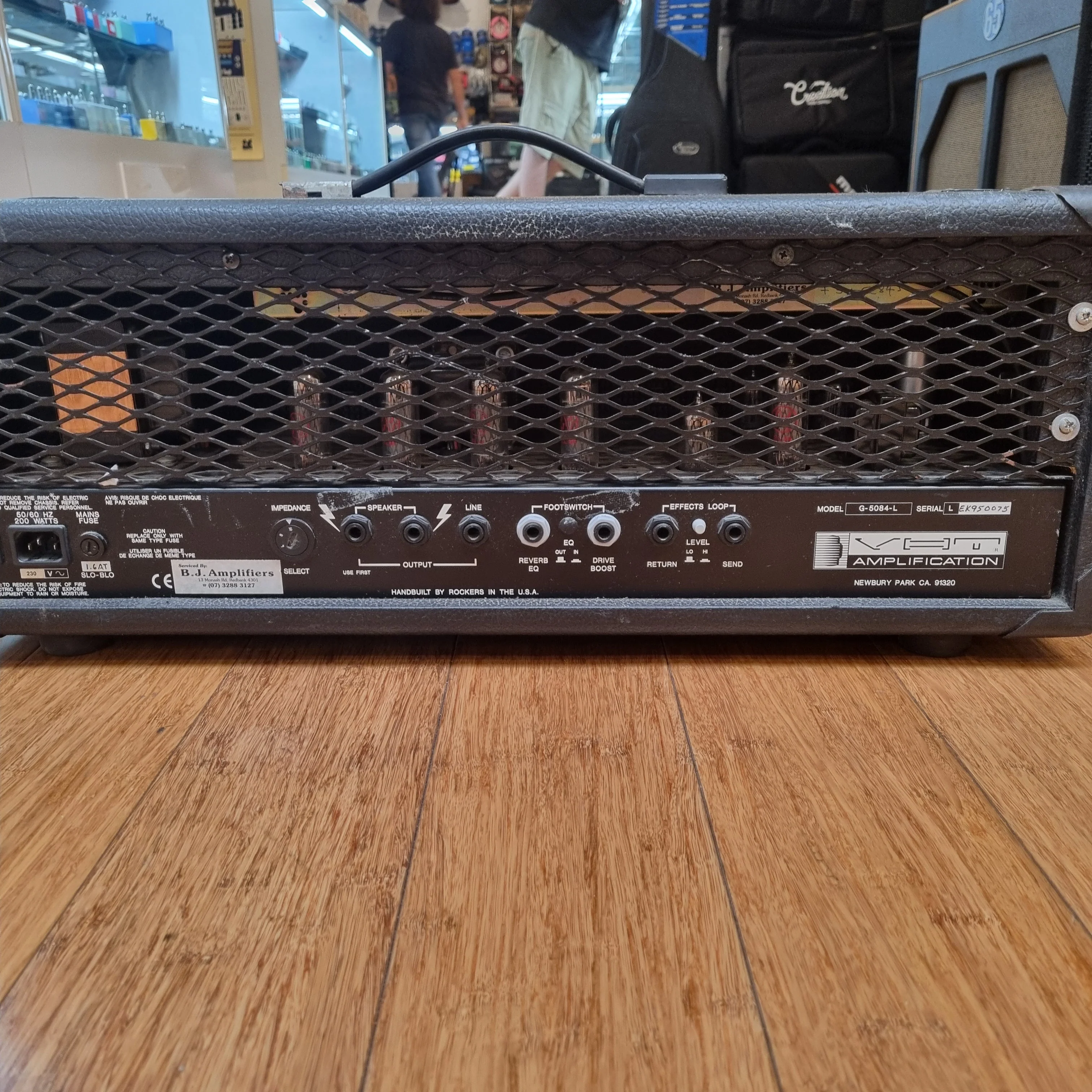Second Hand VHT Pittbull Fifty/ST 50w Head - As heard on Powderfinger's Parables for Wooden Ears and Double Allergic - Image 4