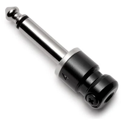Square Plug SPS4 Straight Stubby - BLACK