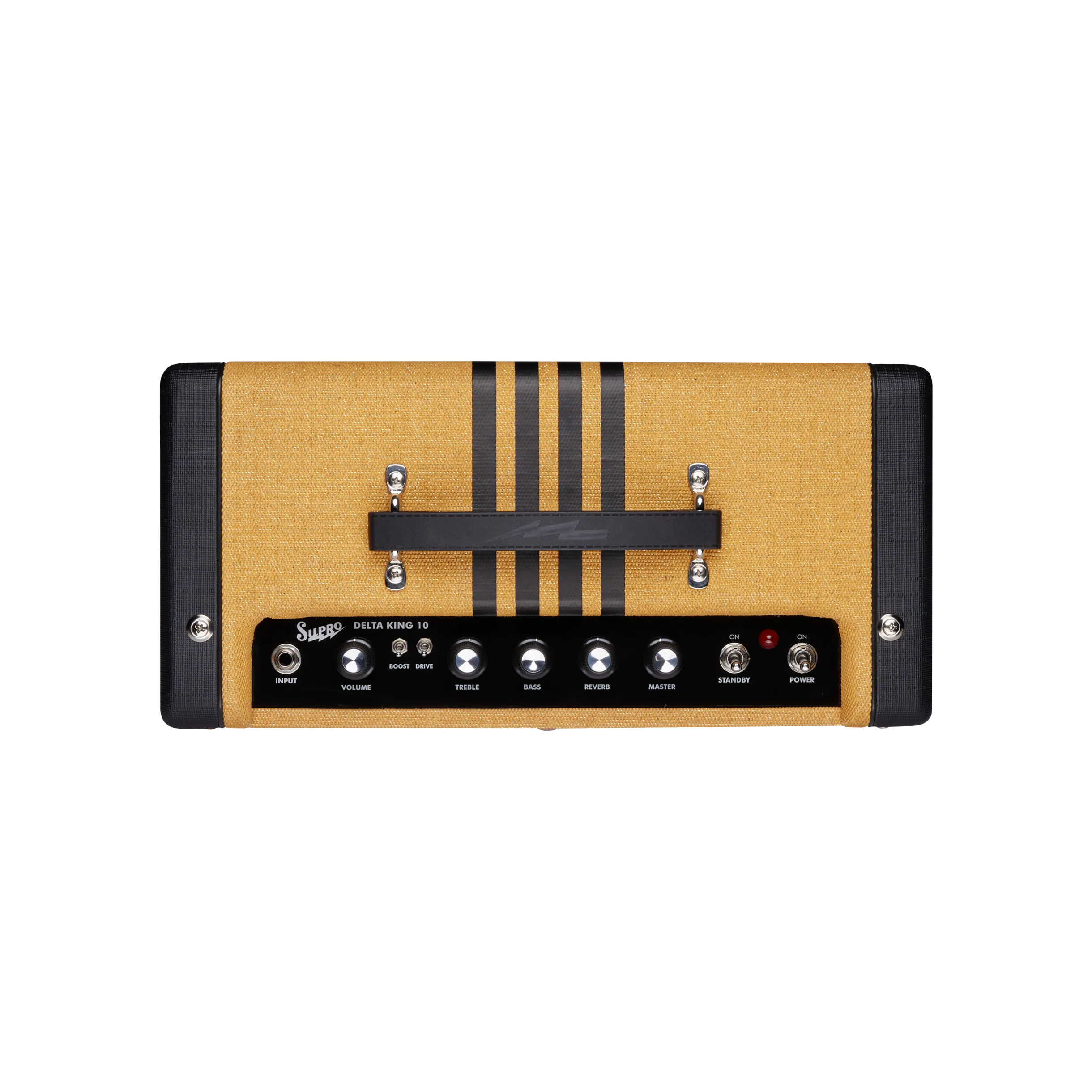 Supro Delta King 10 Combo Tweed/Black Stripes. - Image 4