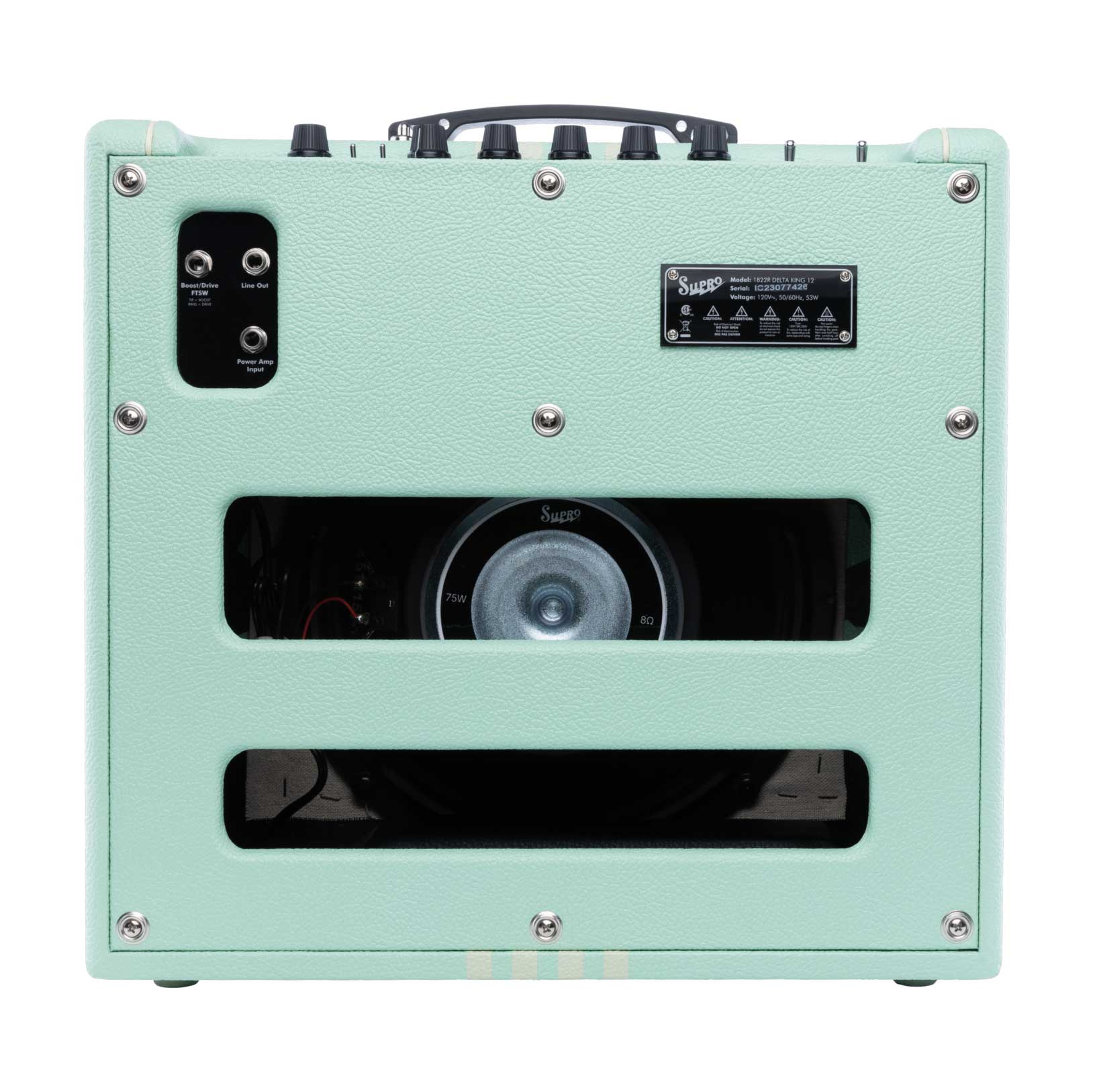 Supro Delta King 12 - Limited Edition Seafoam and Cream Combo Valve Amp - Image 5