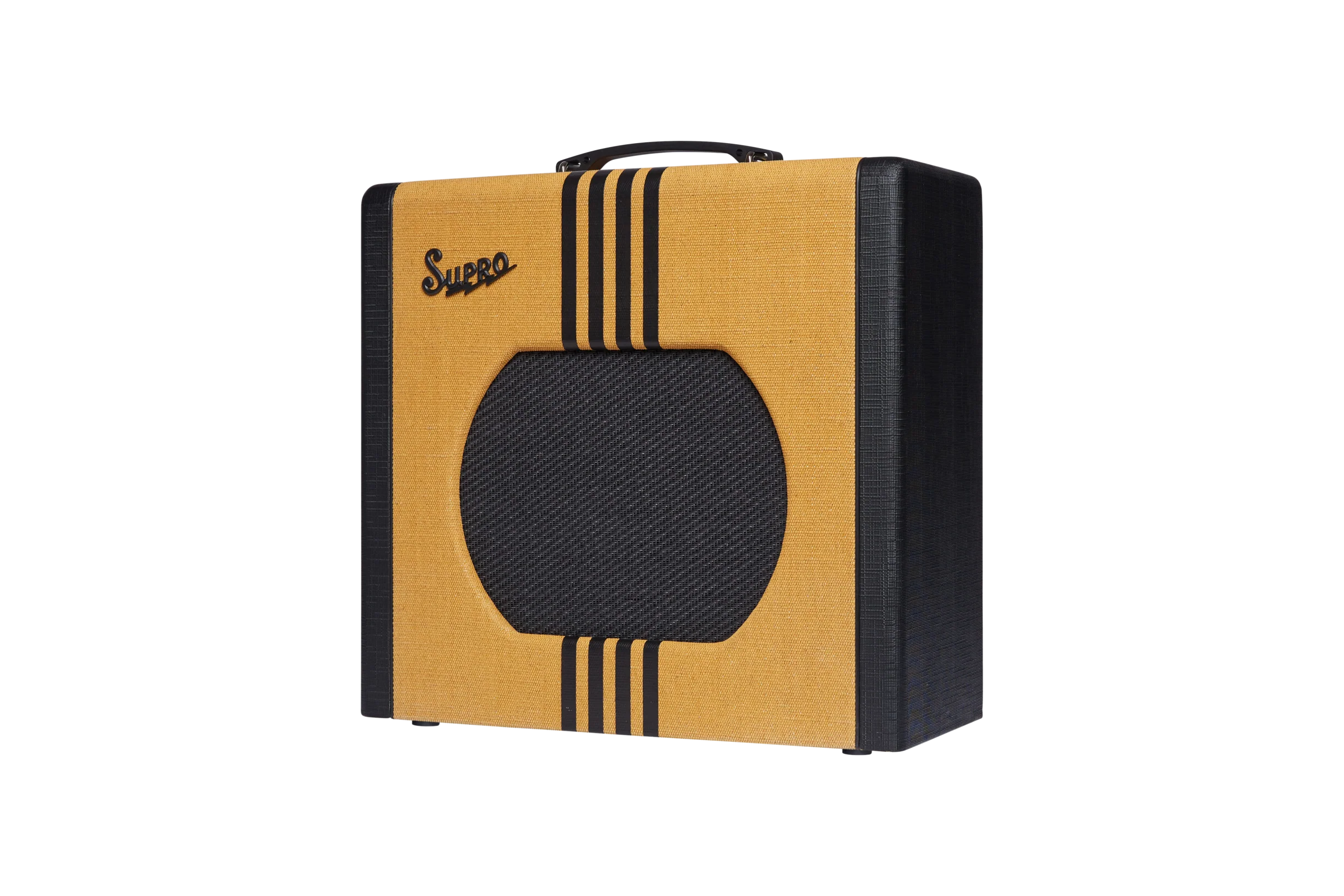 Supro Delta King 12 - Tweed/Black Stripes - Image 2
