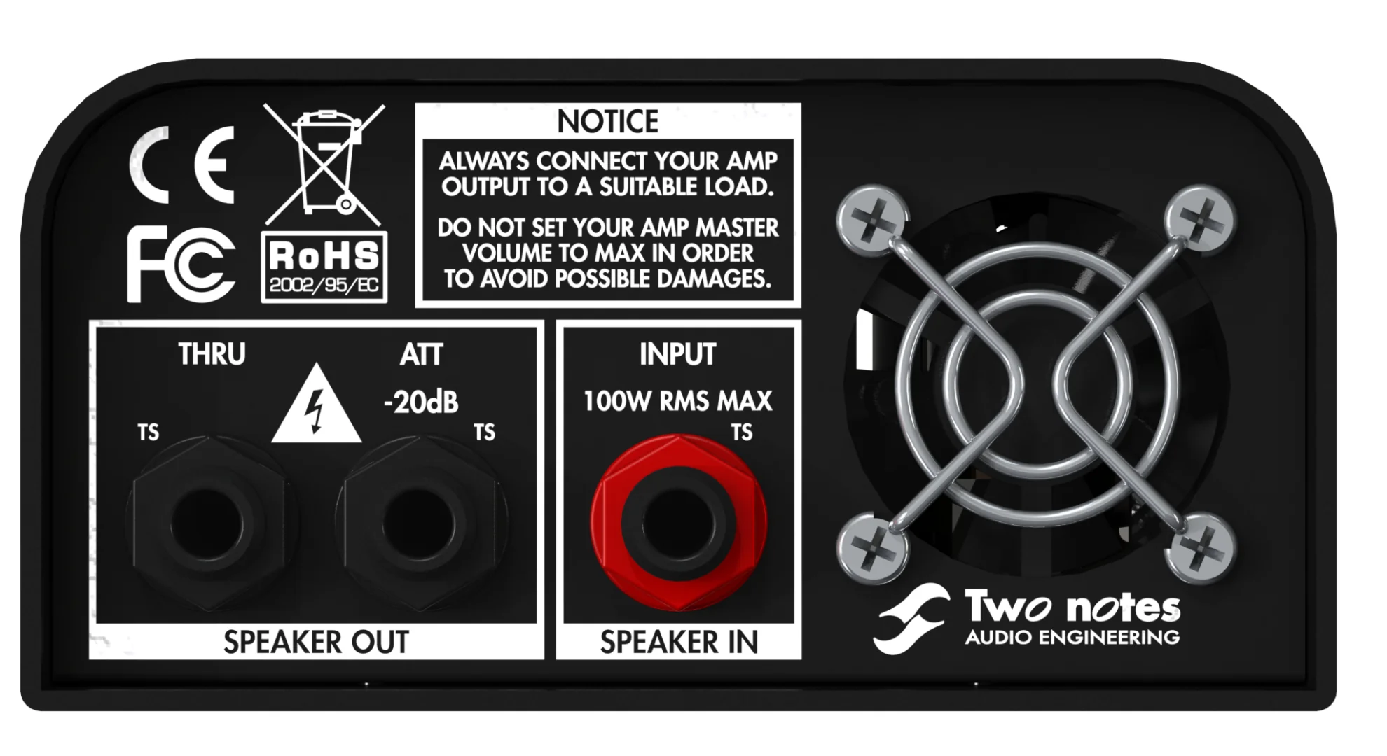 Two Notes Captor 8 Ω Loadbox/Attenuator/Speakersim/DI - Image 4