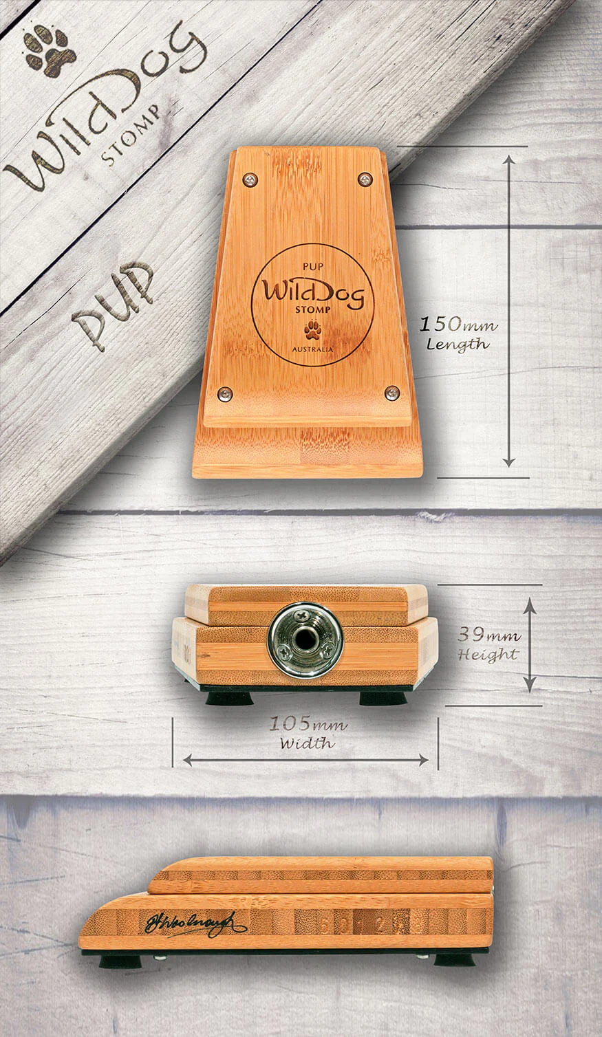 Wild Dog Stomp Box Pup